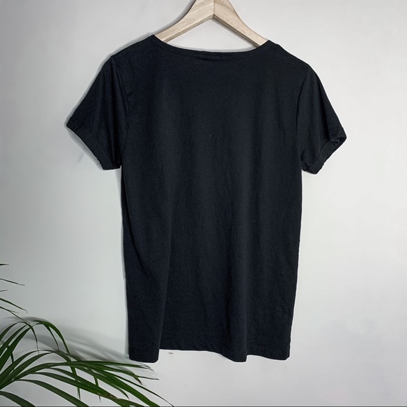 ‘OVER IT’ RAINBOW PATCH GRAPHIC TEE - Picture 3 of 5